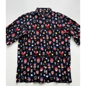 Wreck It Ralph Mens Reyn Spooner Disney Hawaiian Rayon Shirt Small